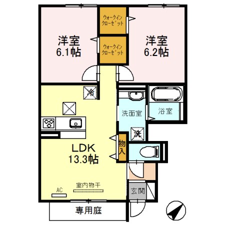 オリエンタル 間取り図