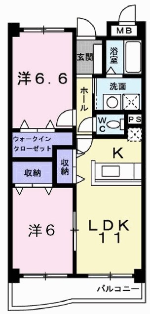 メゾン・ド・フレール 間取り図
