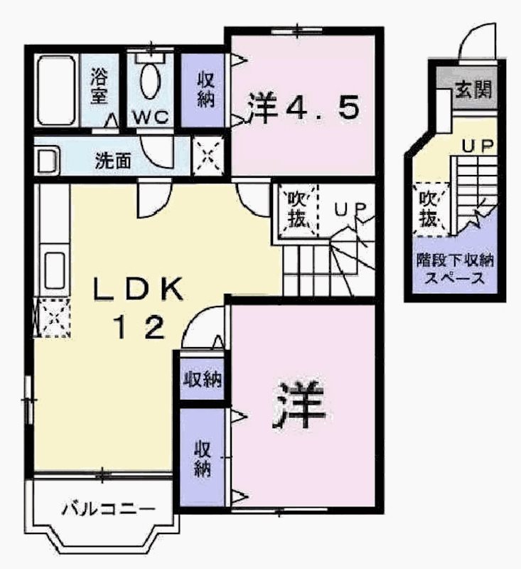 サンライトカーサI 間取り図