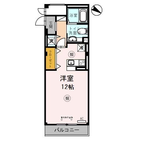 パークハイム弐番館Ｂ棟 間取り図