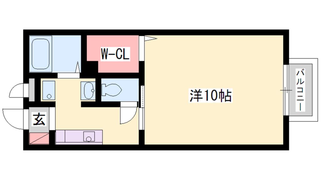 パナハイツ中津 間取り図