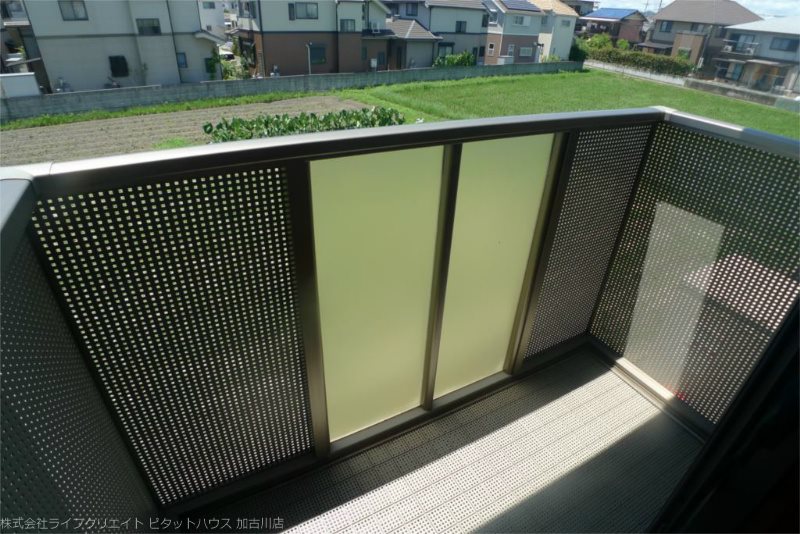 パナハイツ中津 ベランダ