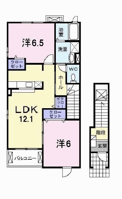 カーサ　セレノ 間取り図