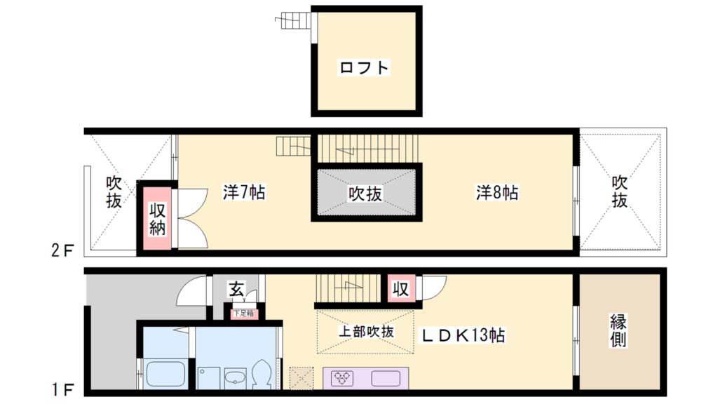KITANO HOUSE 間取り図