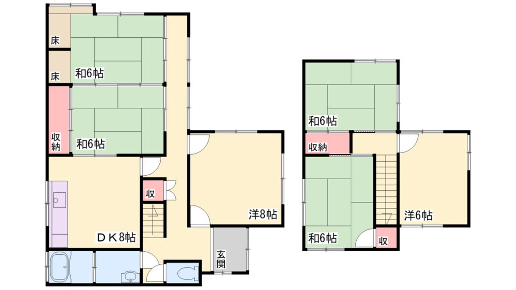 田村邸 間取り図
