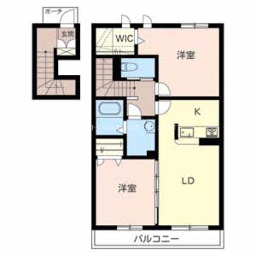 シャーメゾンいろは 間取り図