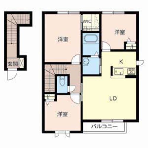 シャーメゾン北本荘A 間取り図