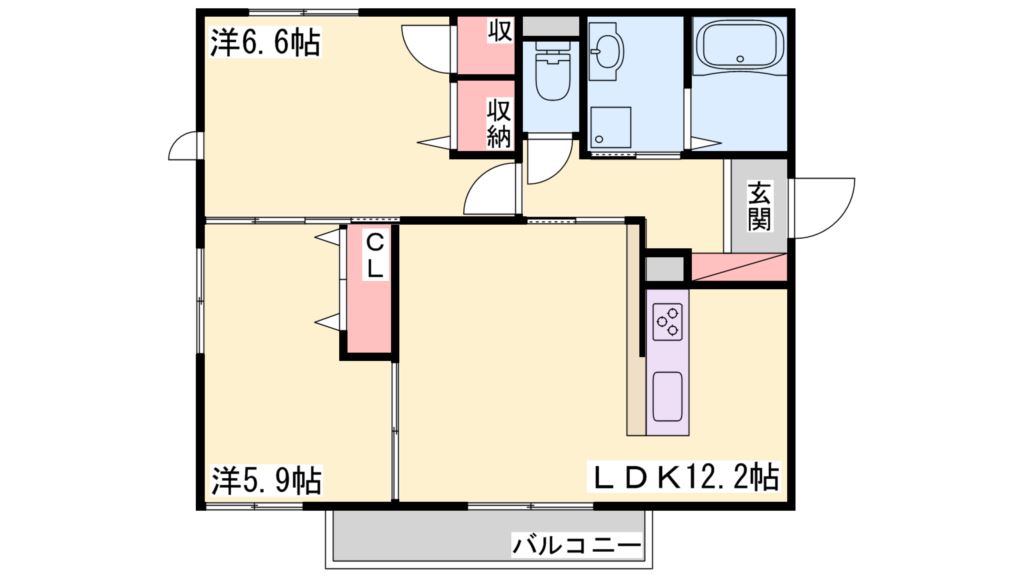 パラドール野口 間取り図