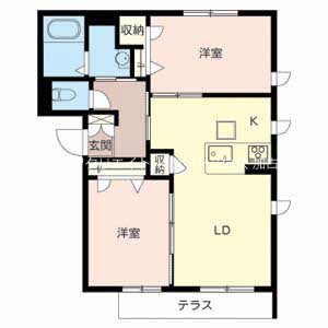 エフ・メゾン 間取り図