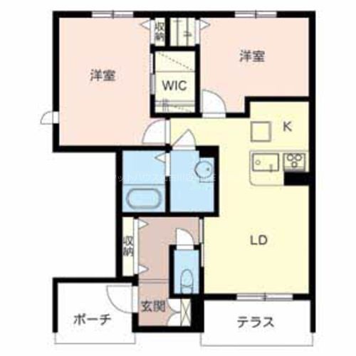 イーストヴィル　B 間取り図