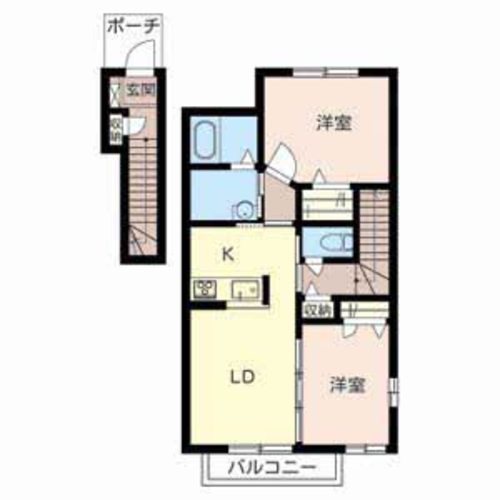 シャーメゾンＹＯＵ　A棟 間取り図