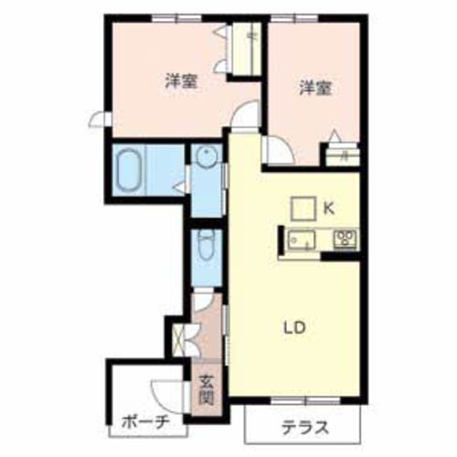 シャーメゾン水足A 間取り図
