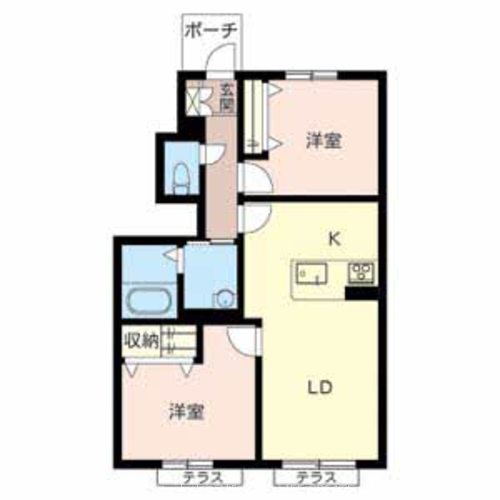 MAST COURT加古川南C 間取り図