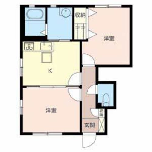 加古川ハイツ峰 間取り図