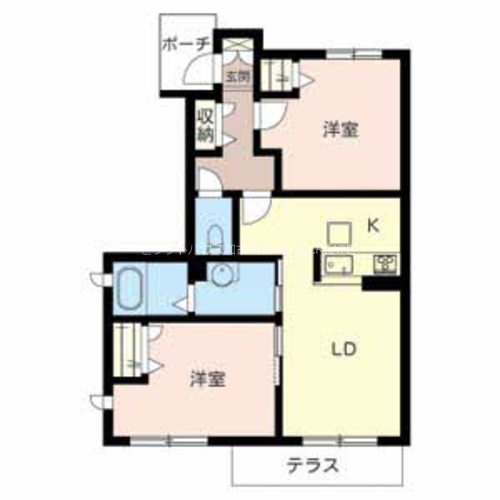 プロヌーブ光彩二番館 間取り図