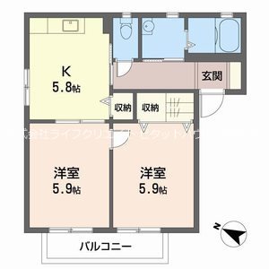 オネスト　 間取り図