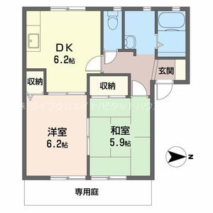 シャルマンメゾン賀香 間取り図
