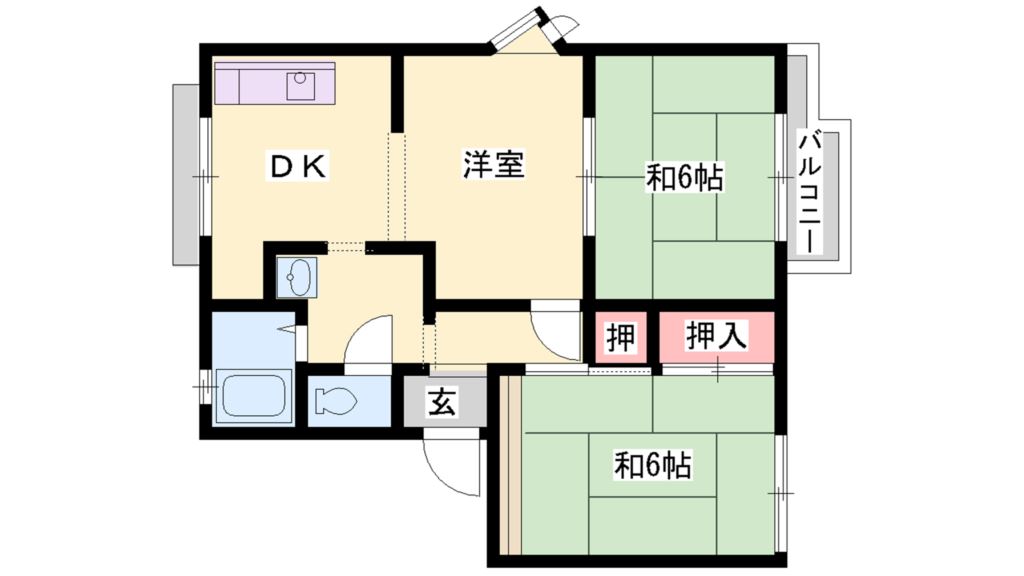 中津ハイツ 間取り図