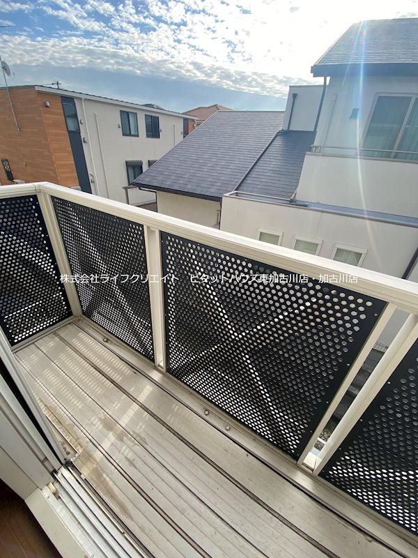 フレグランス粟津Ｂ ベランダ