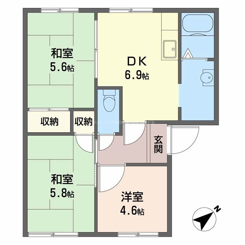 プライムハイツ 間取り図