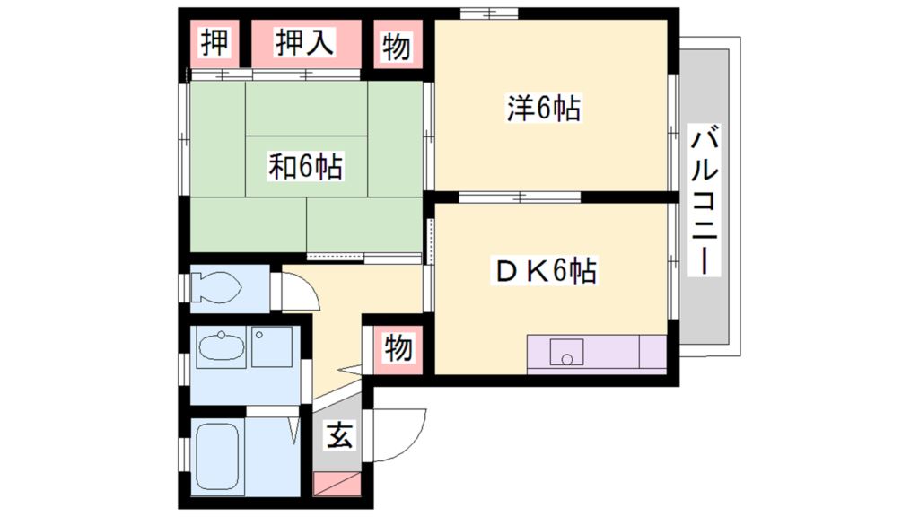ディアス伊保 間取り図