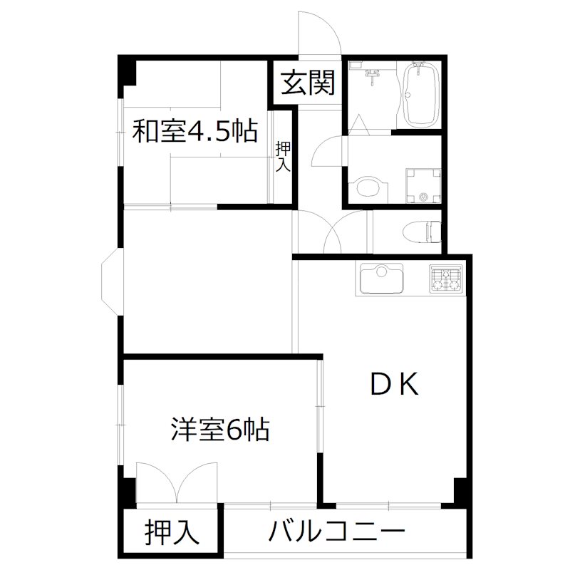 カーサ・一色 間取り図
