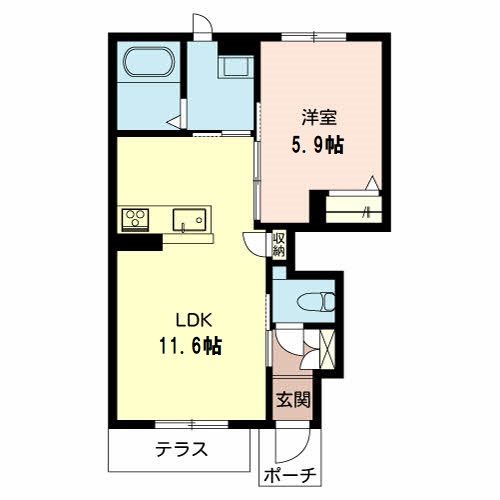 ケンタッキーブルーグラス 間取り図