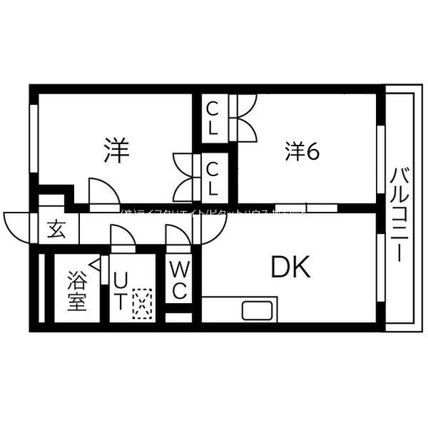 コスモハイツ 間取り図