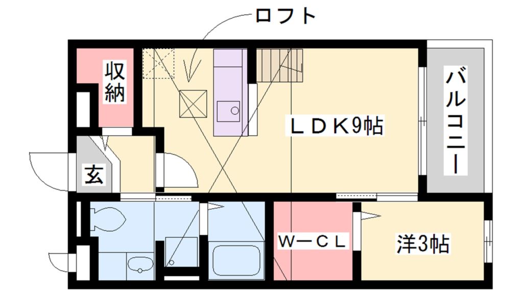 アルファアネックスⅡ 間取り図