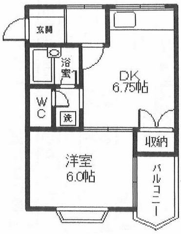 ロワールマンション 間取り図