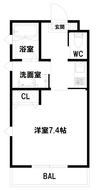 アンドローズ 間取り図