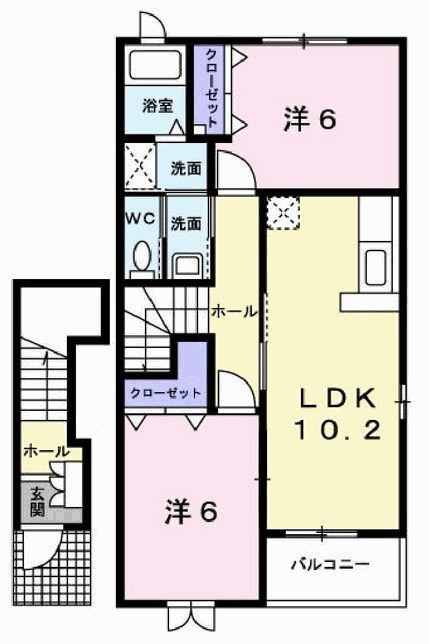 アウローラA 間取り図