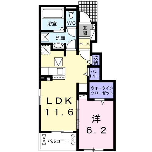 カーサ・デル・ソーレ 間取り図