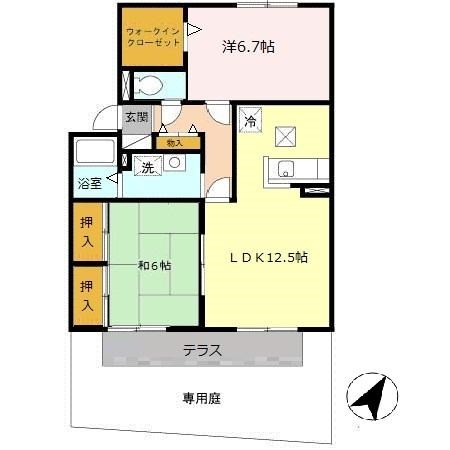 セジュール山陽 間取り図