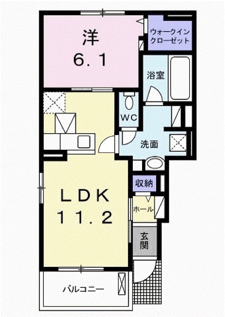 エンラコリーナ 間取り図