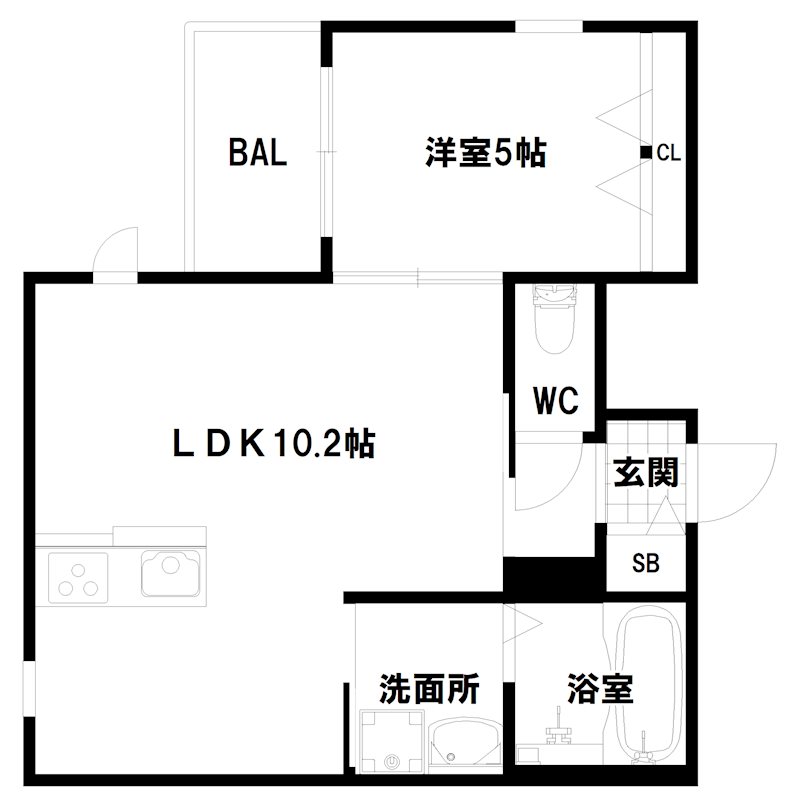 トレーノ加古川 間取り図
