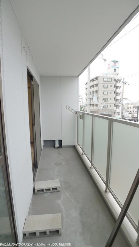 キューブフラット ベランダ