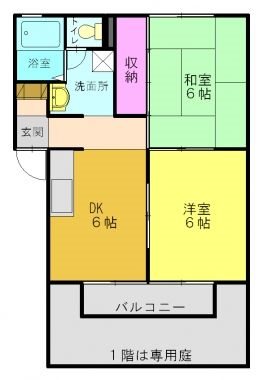 ルミエールＢ 間取り図