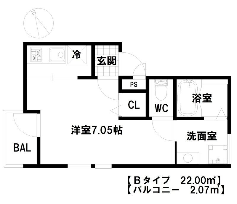 フィオーレ加古川 間取り図