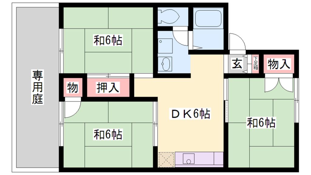 セジュール岸本 間取り図