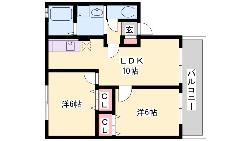 フルール・ド・セゾン 間取り図
