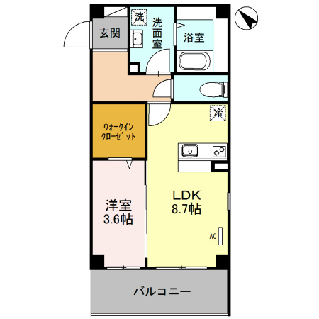DCT加古川駅前ビル 間取り図