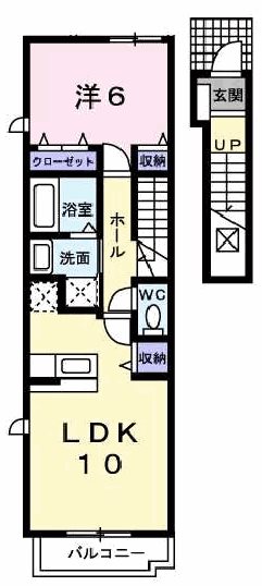 クローバーI 間取り図