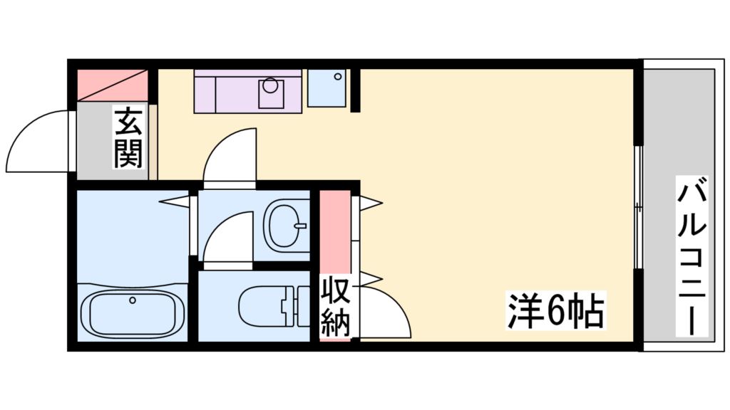 ディアス新野辺 間取り図