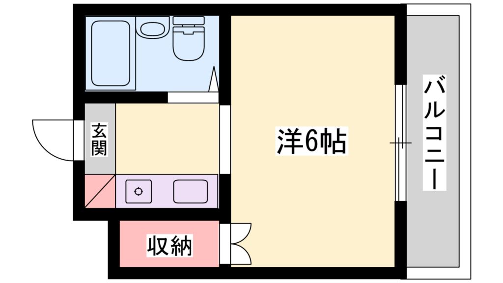 ピースハイツ 間取り図