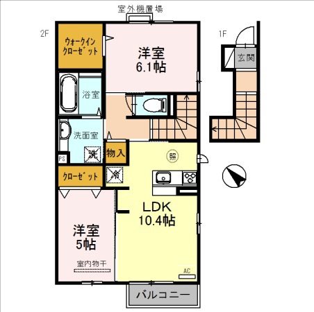 パークハイム六番館 間取り図