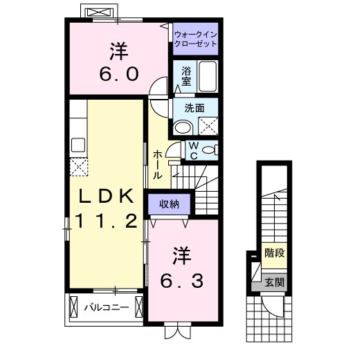 アン・フィオーレI 間取り図