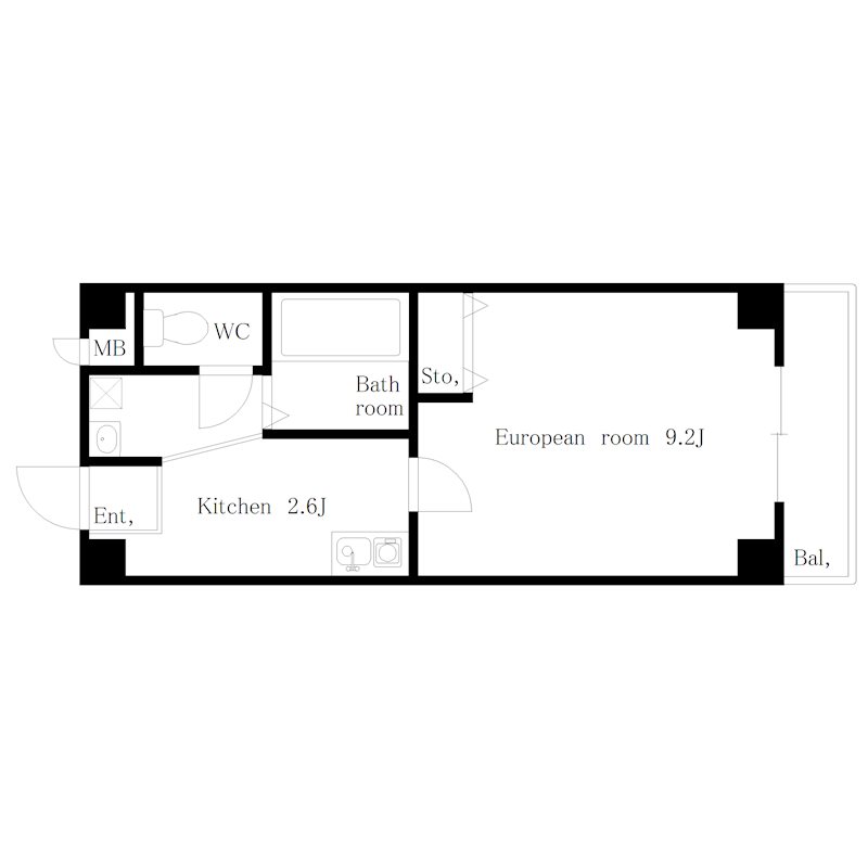 メゾンKAGURA 間取り図