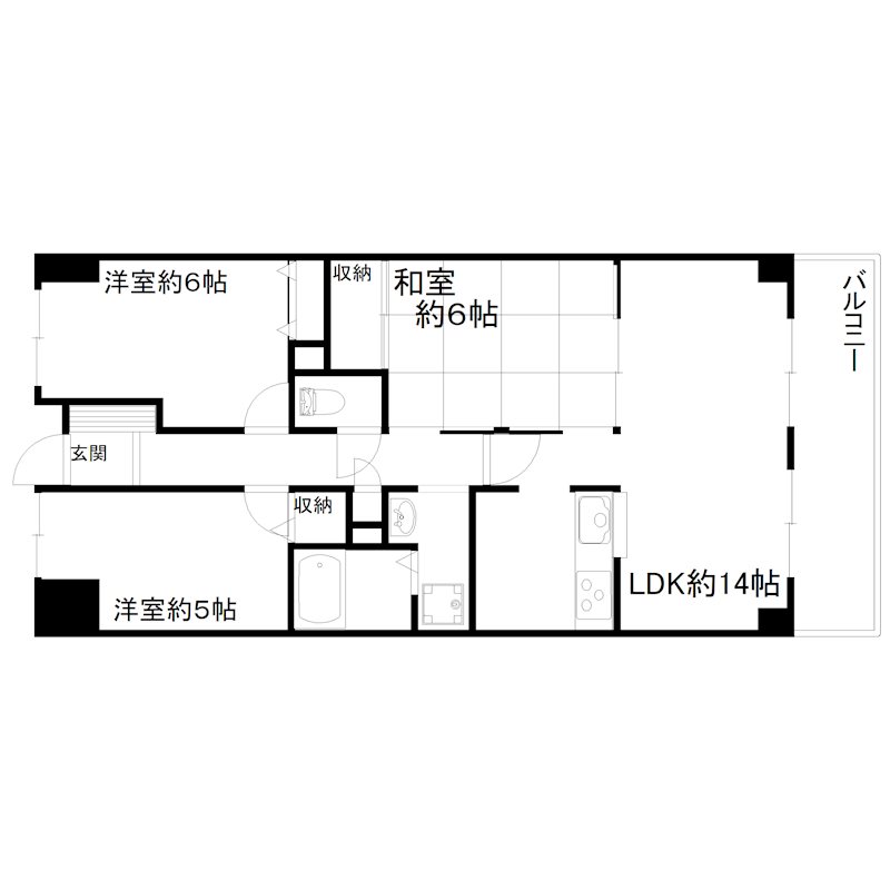 ペルル加古川 間取り図