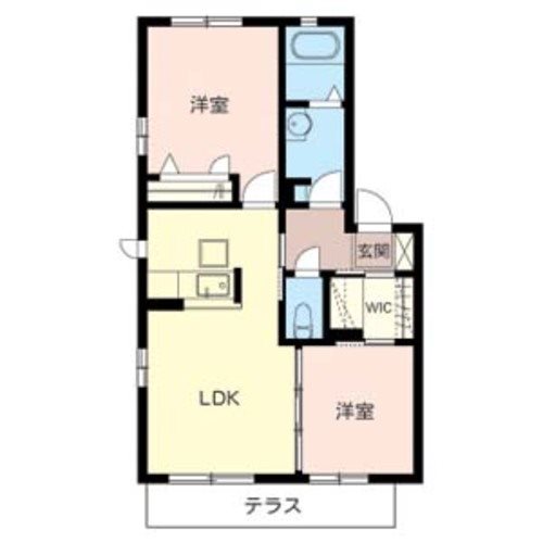 メゾン萩原  間取り図